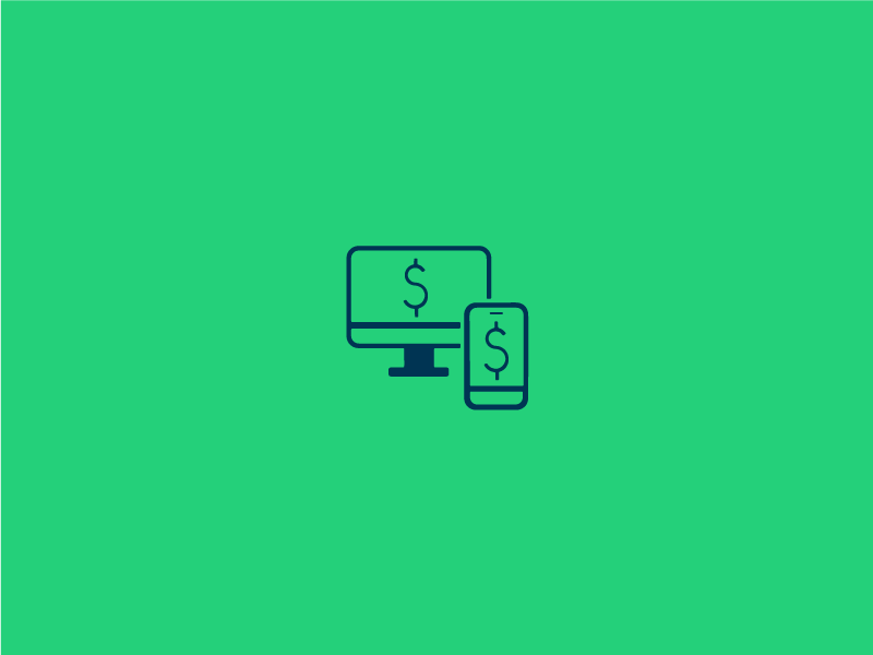 Business Credit Card icon green